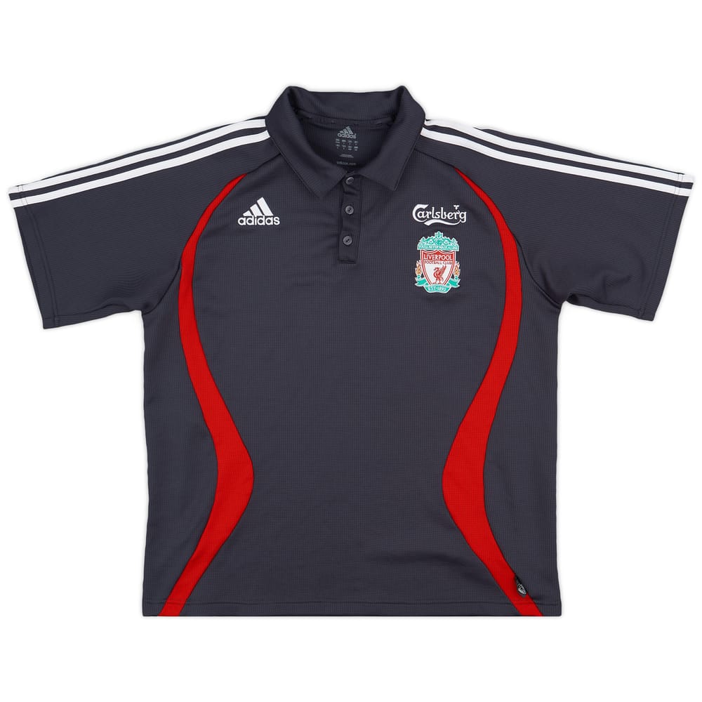 2006-07 Liverpool adidas Polo Shirt - 9/10 - (L/XL)
