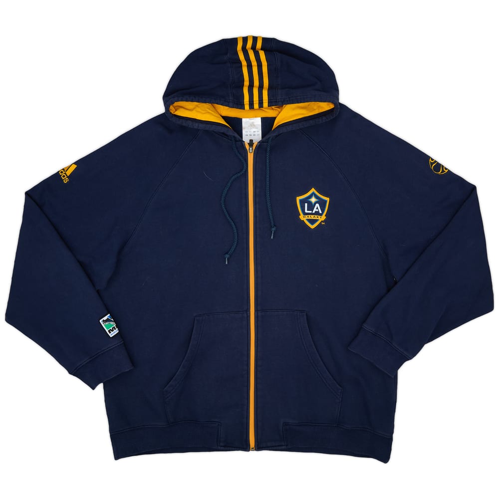 2007-08 LA Galaxy adidas Hooded Sweat Top - 9/10 - (XL)