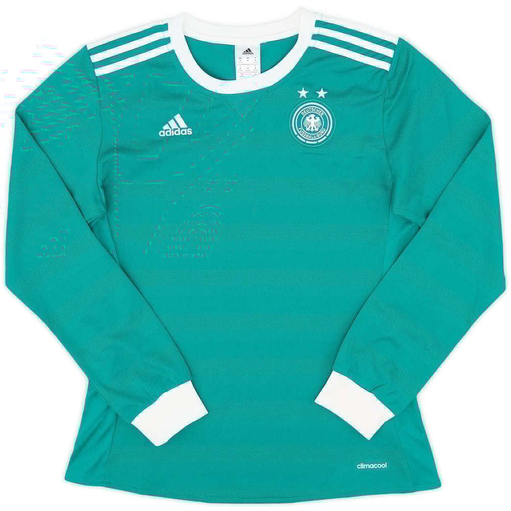 2017-18 Germany Women Away L/S Shirt - 9/10 - (Women's M)
