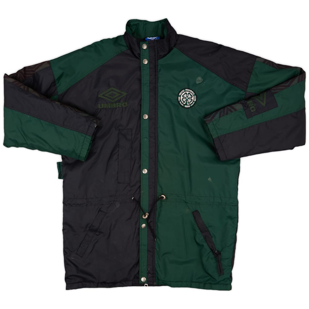 1995-96 Celtic Umbro Padded Bench Coat - 6/10 - (M)