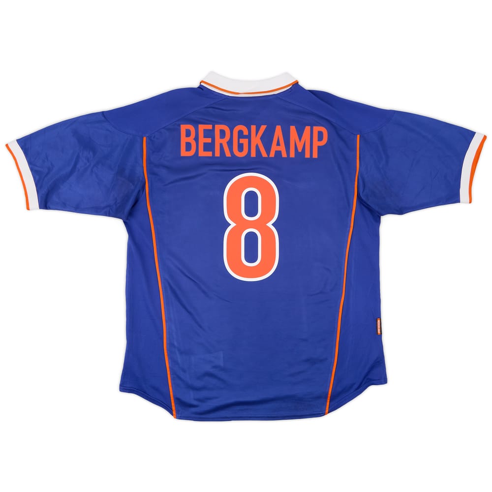 1998-00 Netherlands Away Shirt Bergkamp #8 - 8/10 - (XL)