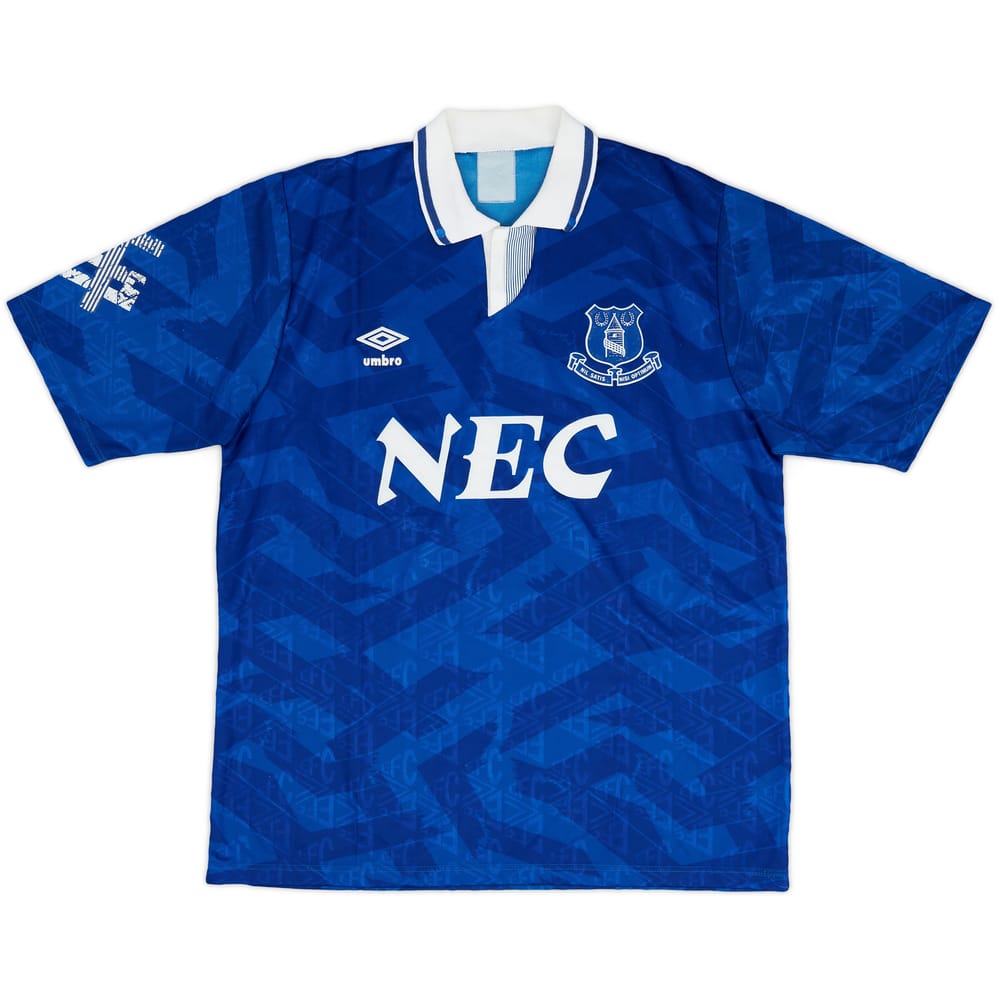 1991-93 Everton Home Shirt - 7/10 - (L)