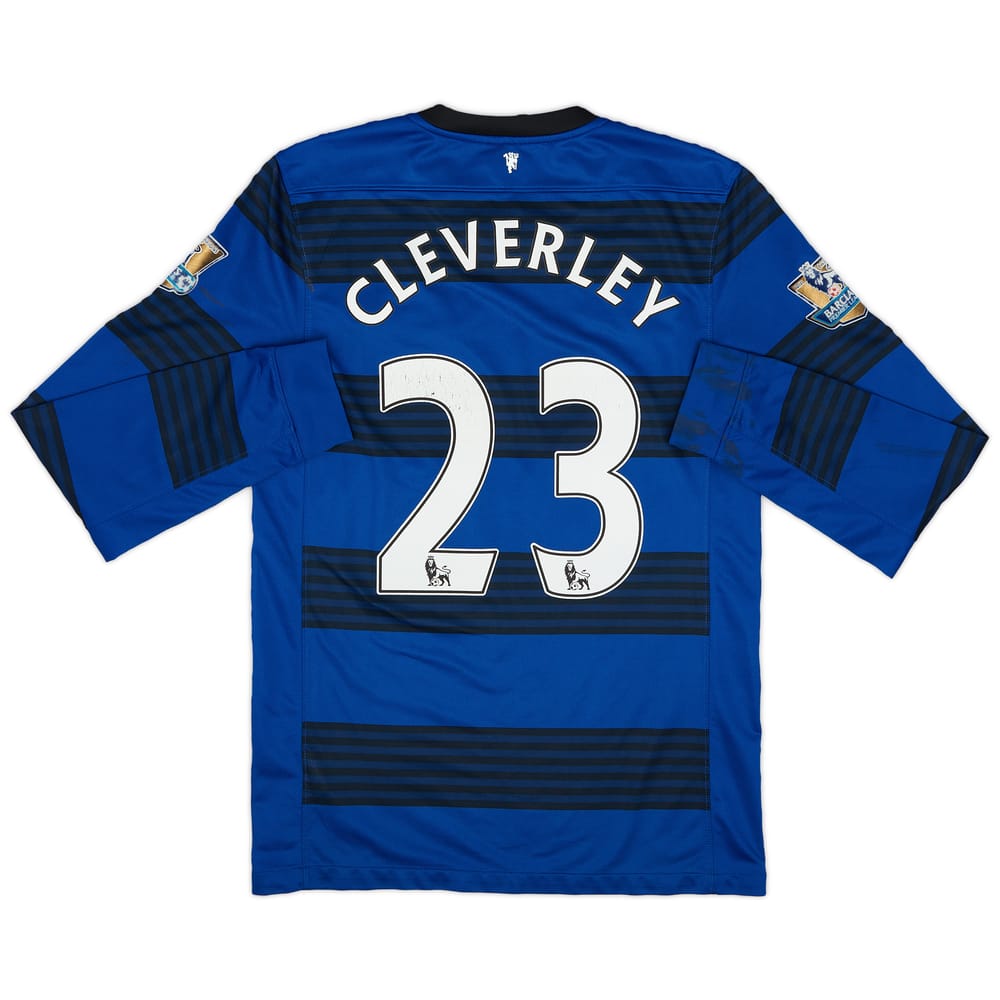 2011-13 Manchester United Away L/S Shirt Cleverley #23 - 6/10 - (S)