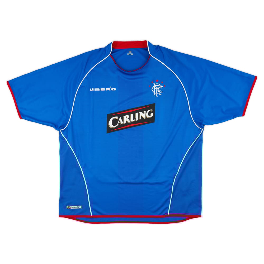 2005-06 Rangers Home Shirt - 9/10 - (XXL)