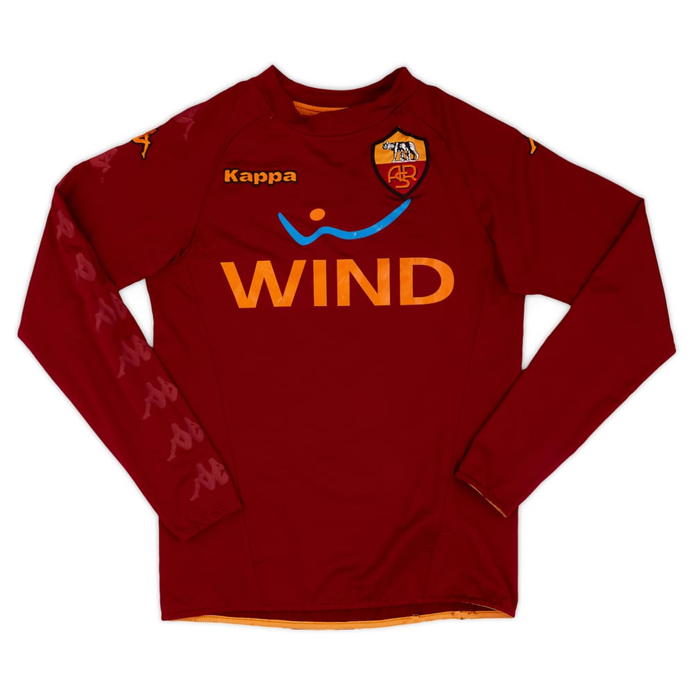 2008-09 Roma Kappa Training L/S Shirt - 7/10 - (XS)