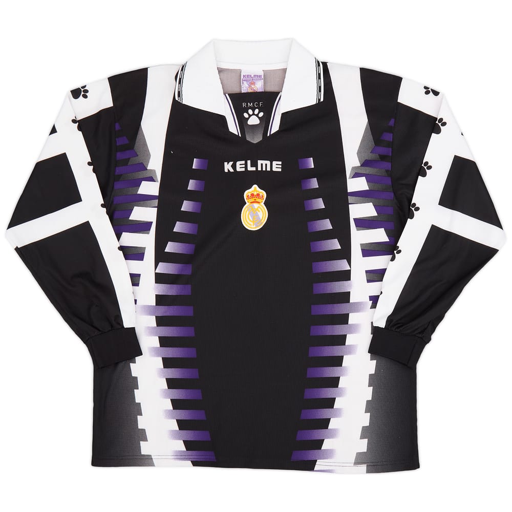 1997-98 Real Madrid Third L/S Shirt - 8/10 - (L)