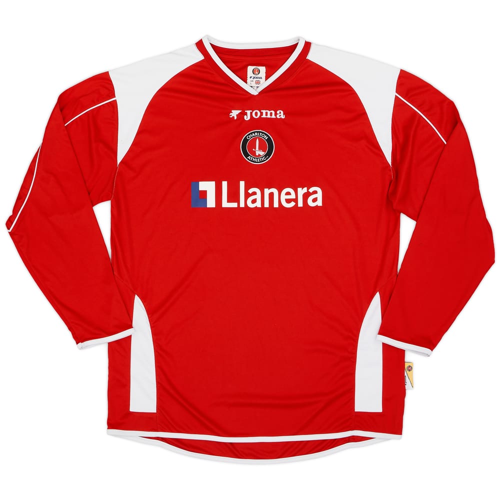2006-08 Charlton Home L/S Shirt - 8/10 - (L)