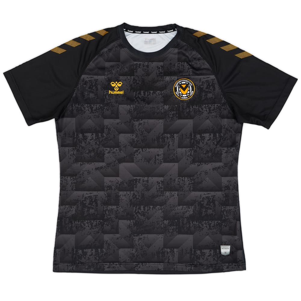 2020-21 Newport County Hummel Training Shirt - 9/10 - (XL)