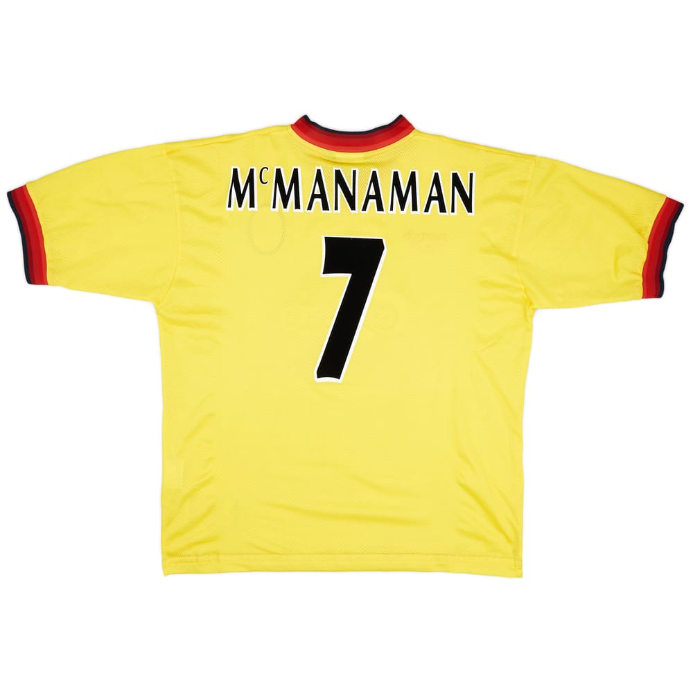 1997-99 Liverpool Away Shirt McManaman #7 - 8/10 - (XL)