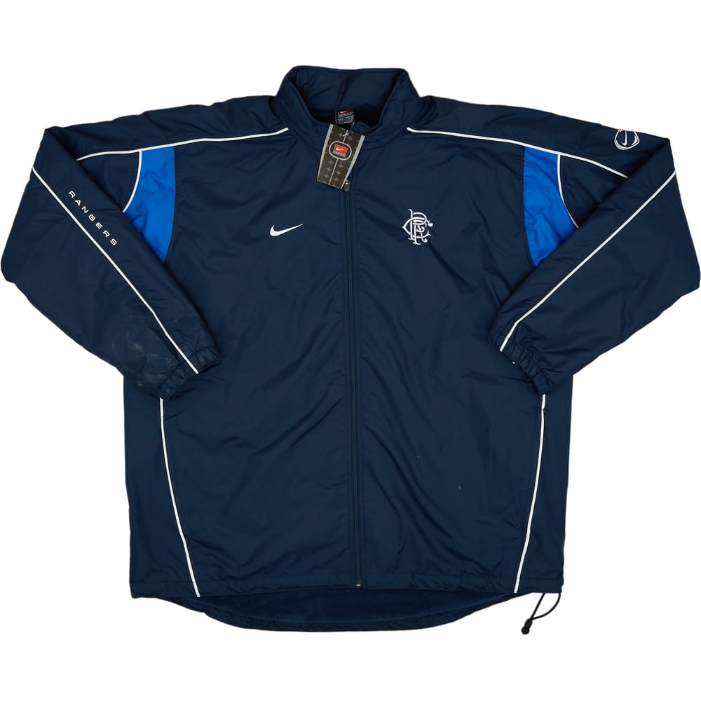 2001-02 Rangers Nike Padded Jacket - (XL)