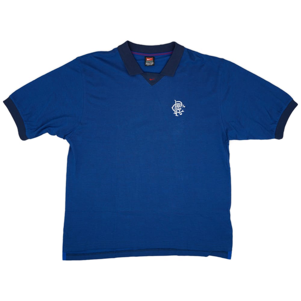 1999-00 Rangers Nike Polo Shirt - 9/10 - (XL)
