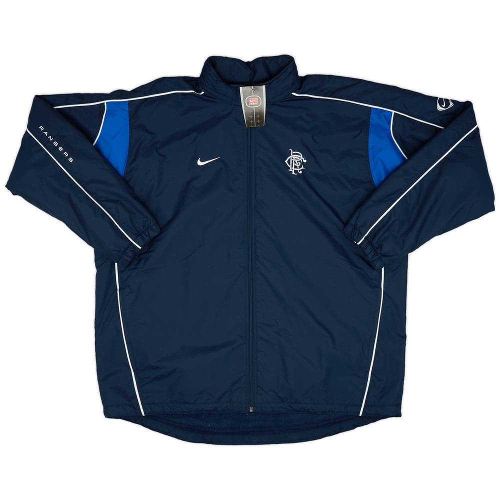 2001-02 Rangers Nike Bench Coat - (XL)
