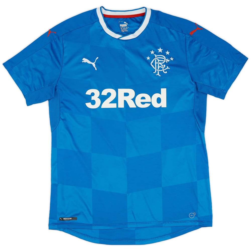 2016-18 Rangers Home Shirt - 9/10 - (L)