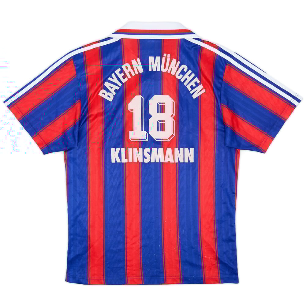 1995-97 Bayern Munich Home Shirt Klinsmann #18 - 4/10 - (S)