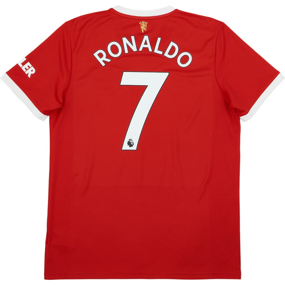 2021-22 Manchester United Home Shirt Ronaldo #7 - 8/10 - (L)