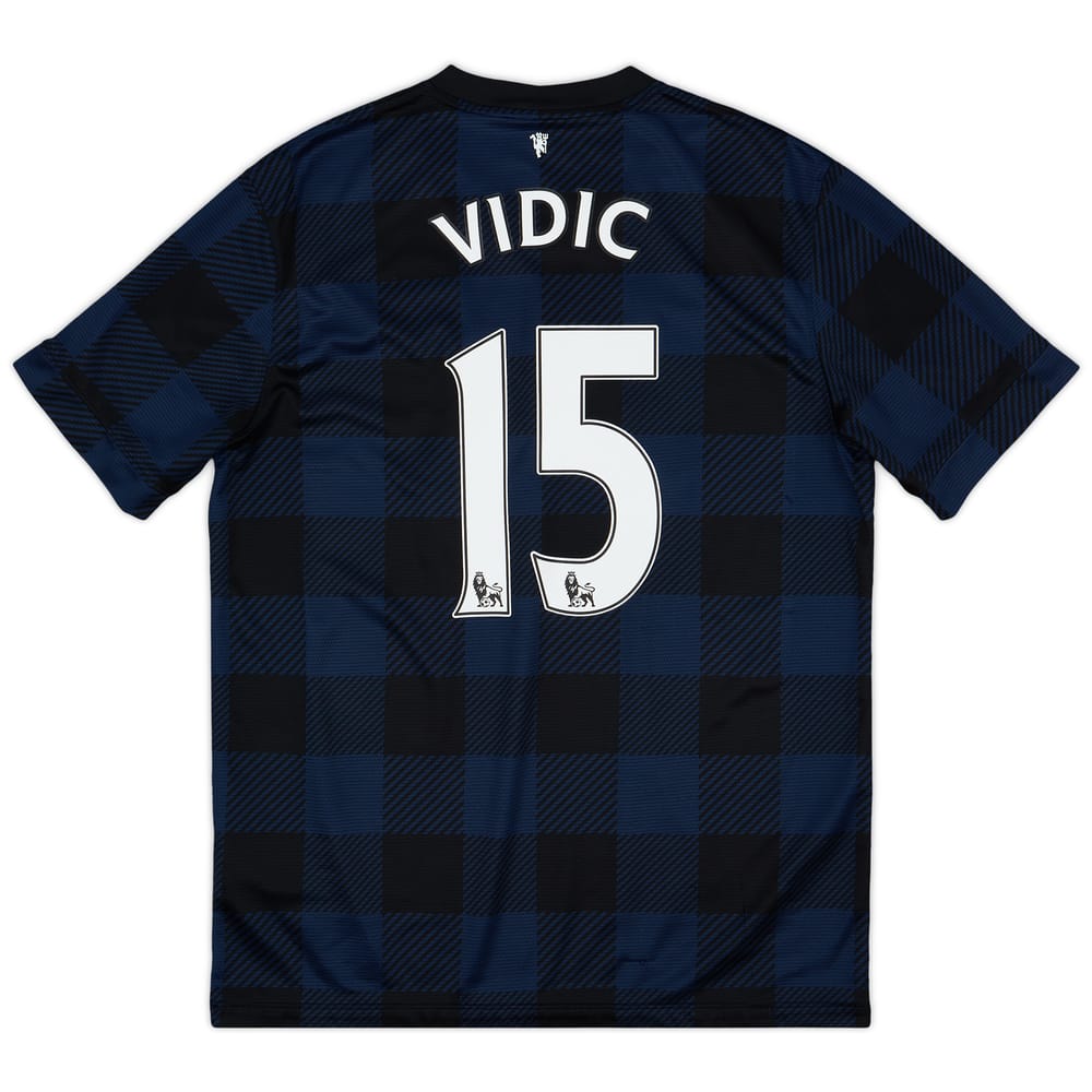 2013-14 Manchester United Away Shirt Vidic #15