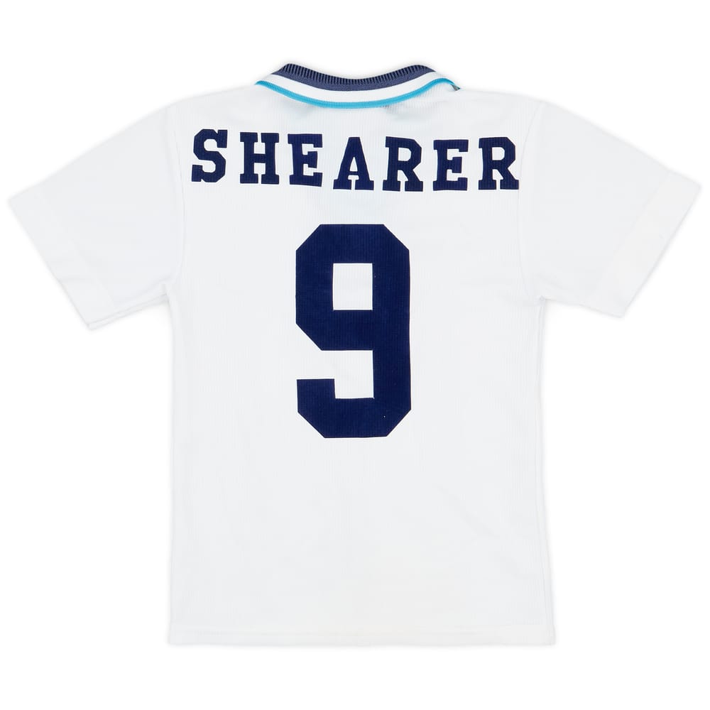 1995-97 England Home Shirt Shearer #9 - 8/10 - (S.Boys)