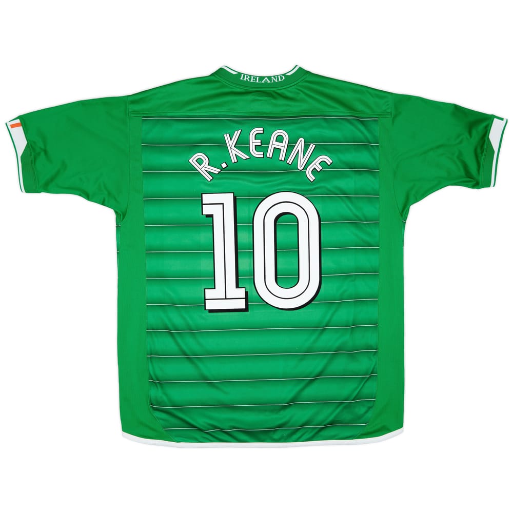 2003-04 Ireland Home Shirt R. Keane #10