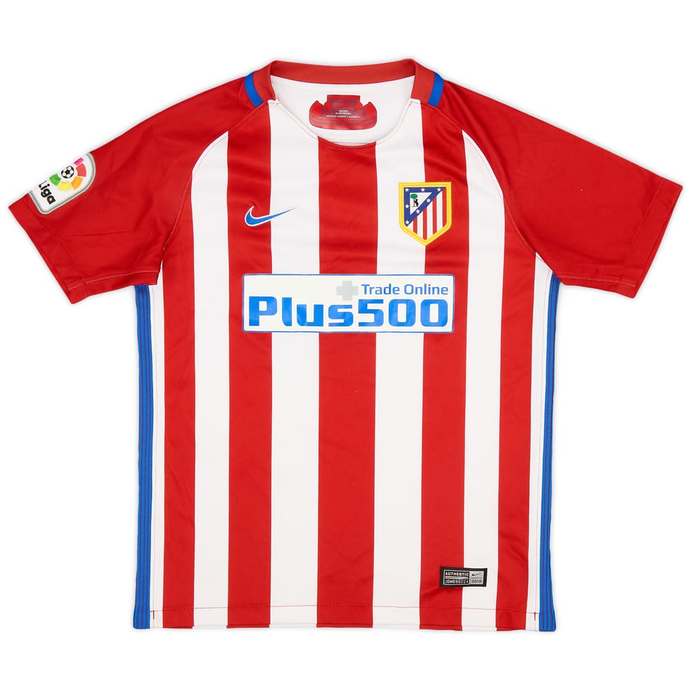2016-17 Atletico Madrid Home Shirt - 8/10 - (M.Boys)