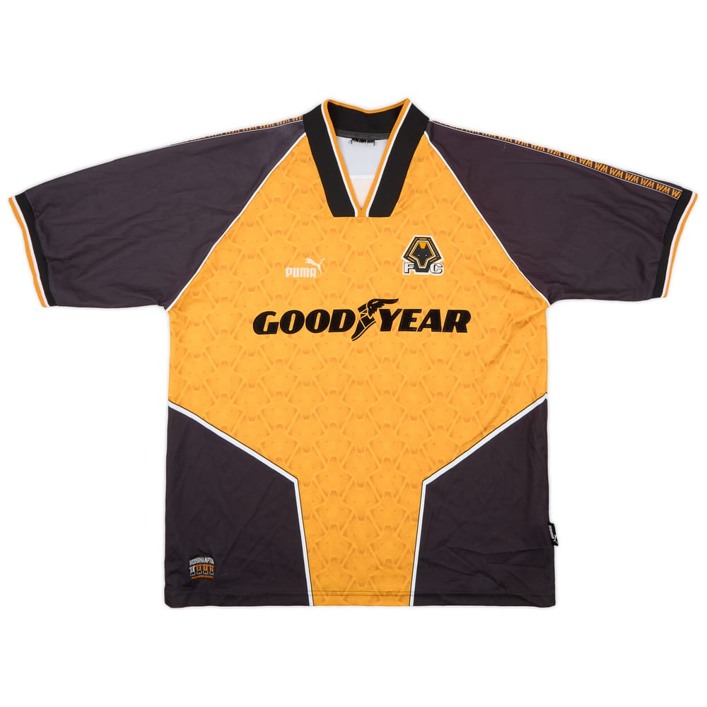 1996-98 Wolves Home Shirt - 8/10 - (3XL)