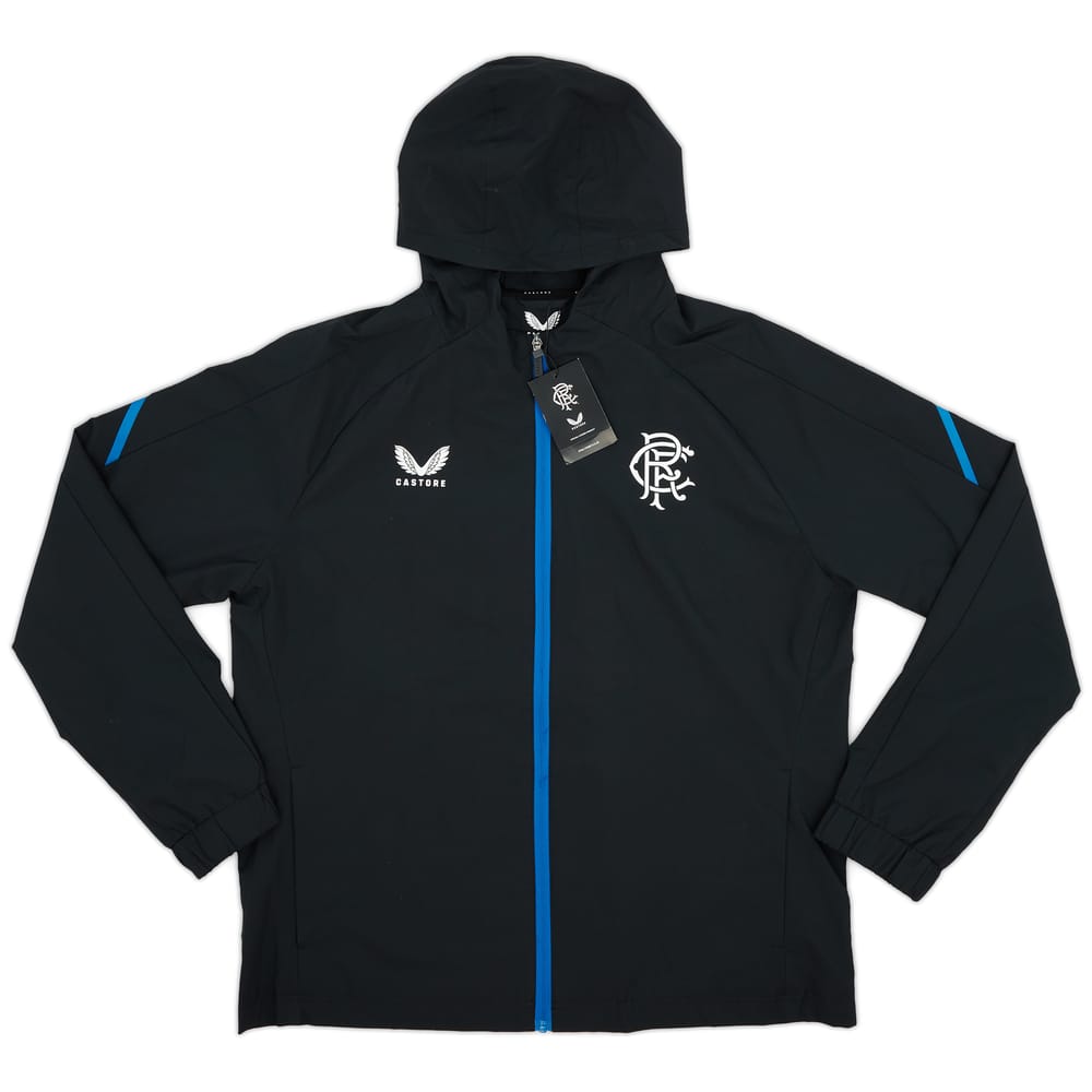 2022-23 Rangers Castore Hooded Rain Jacket (XL)