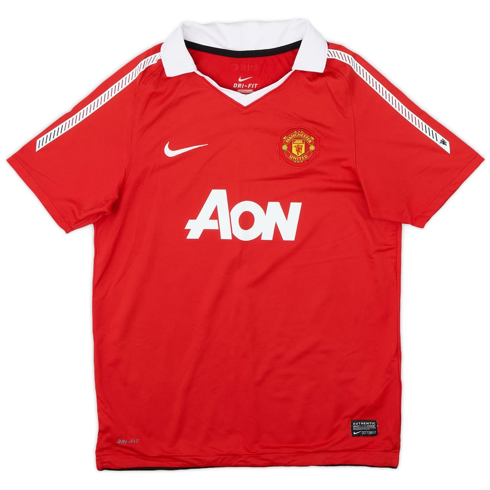2010-11 Manchester United Home Shirt - 6/10 - (L.Boys)