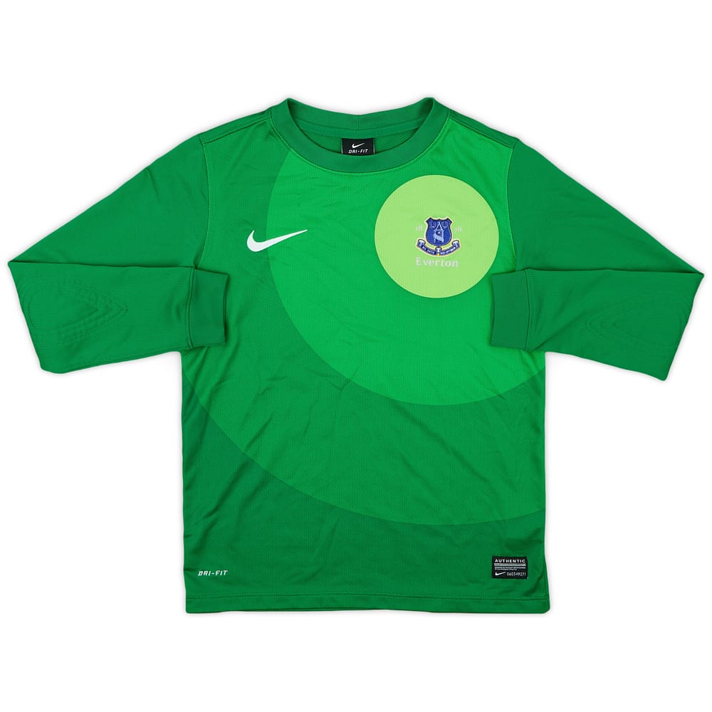 2012-13 Everton GK Shirt - 9/10 - (S.Boys)