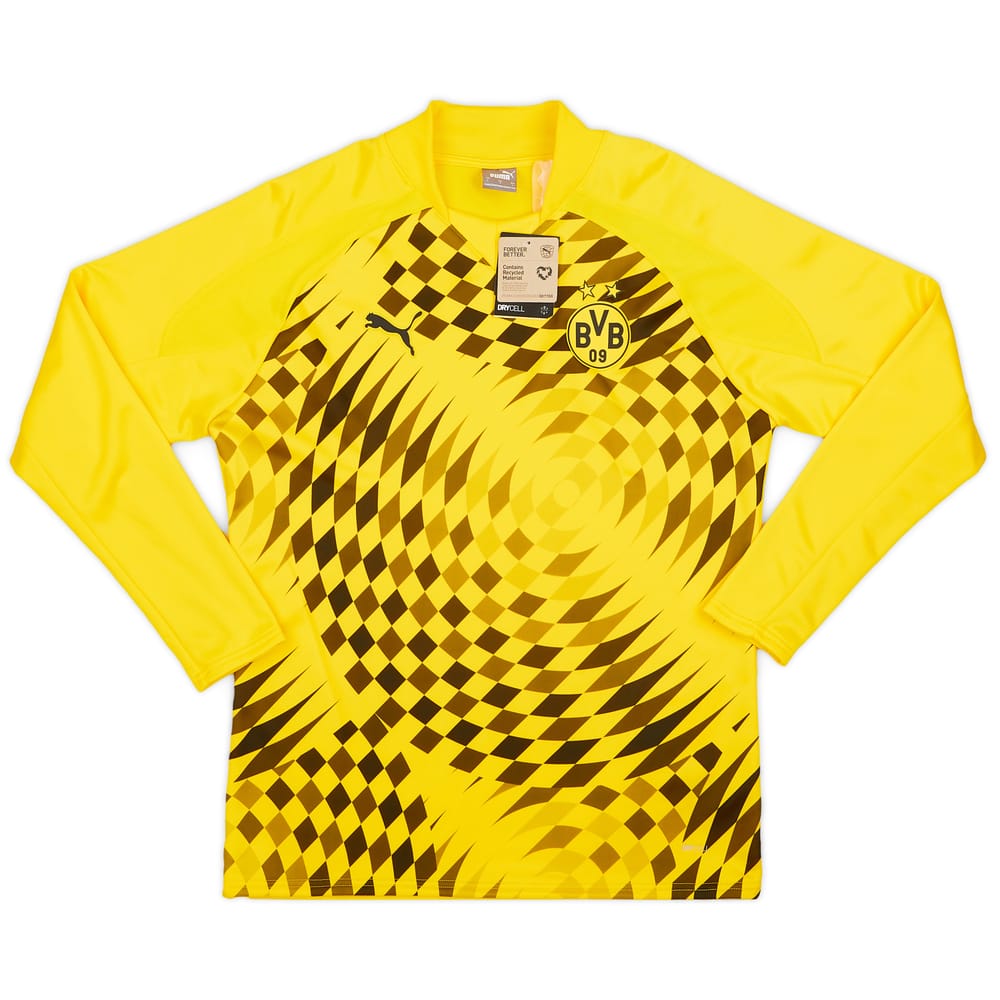 2023-24 Borussia Dortmund Puma Pre-Match Sweat Top