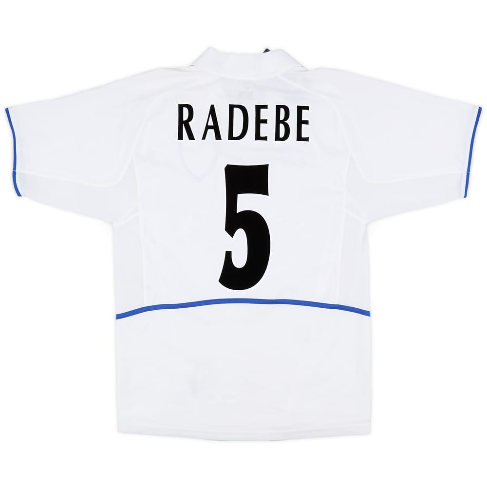2002-03 Leeds United Home Shirt Radebe #5 (S)