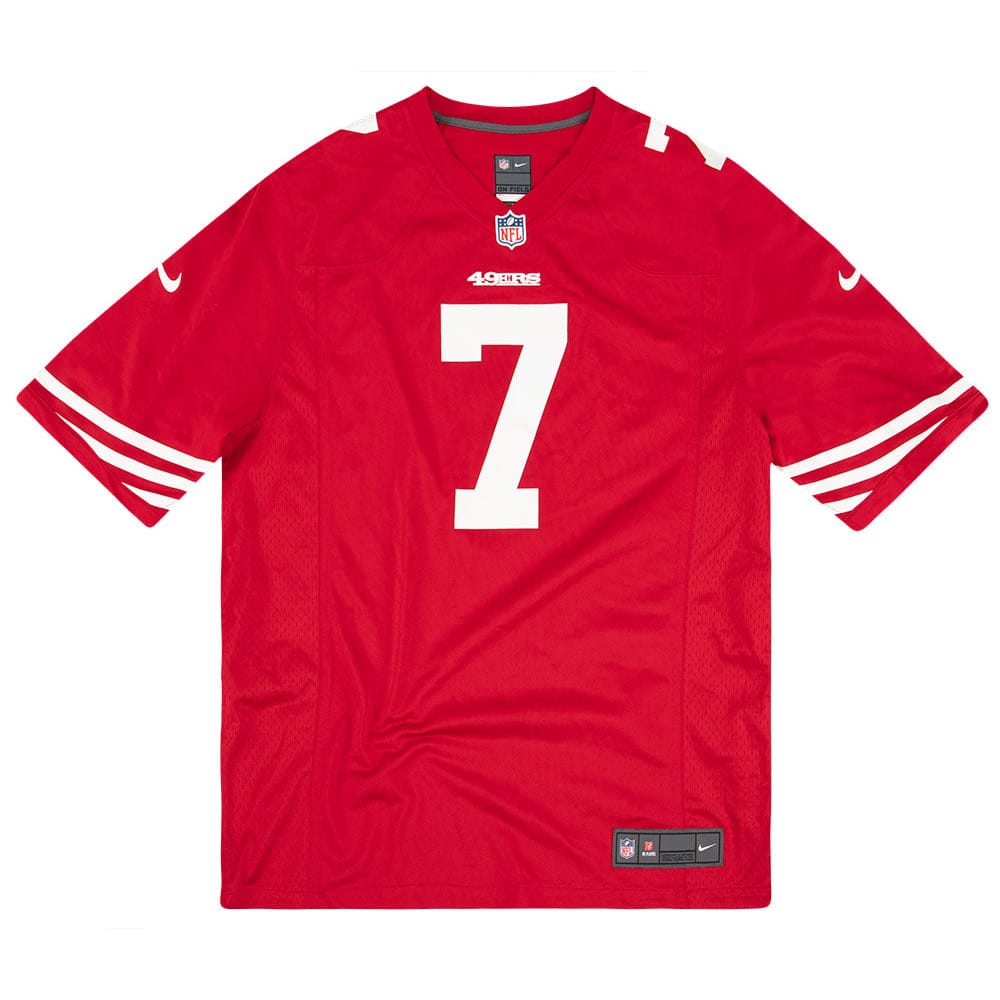 2012-16 San Francisco 49ers Kaepernick #7 Nike Game Jersey (Home) Y