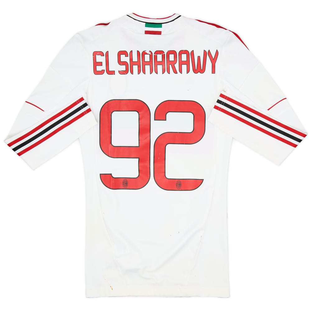 2012-13 AC Milan Authentic Away L/S Shirt El Shaarawy #92 - 5/10 - (M/L)