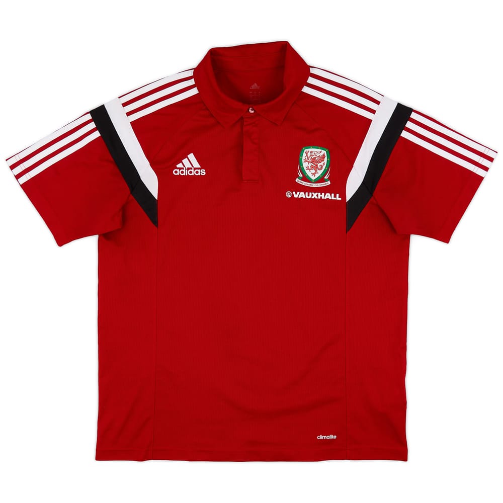 2014-15 Wales adidas Polo Shirt - 8/10 - (L)