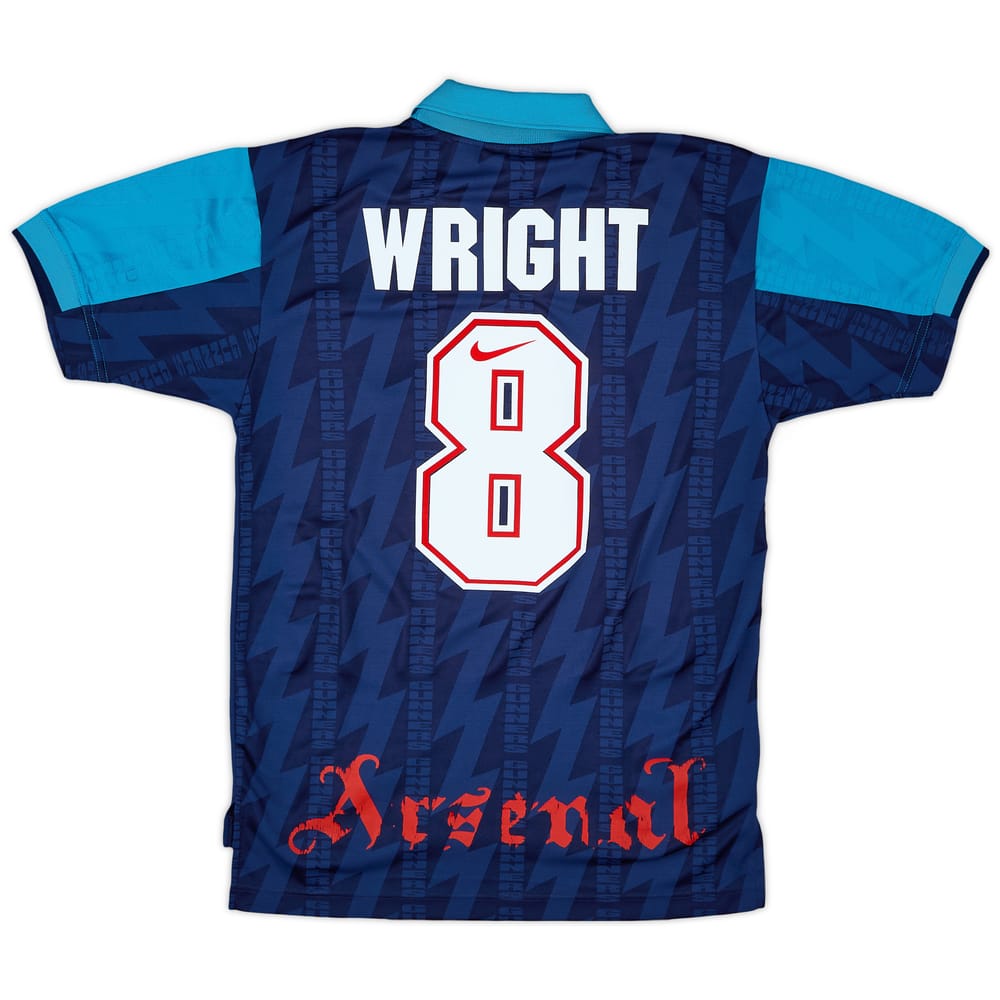 1994-95 Arsenal Away Shirt Wright #8 - 7/10 - (S)