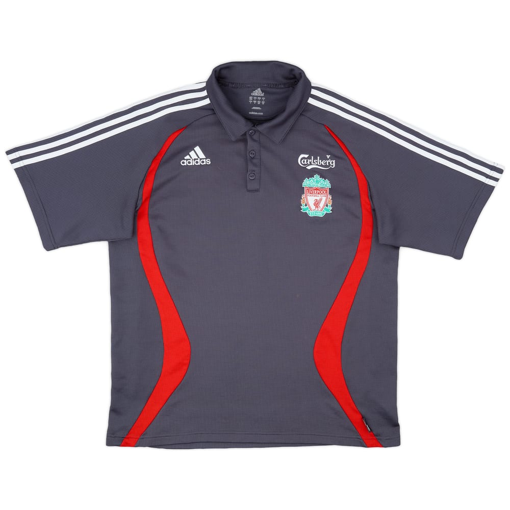 2006-07 Liverpool adidas Polo Shirt - 7/10 - (XL)