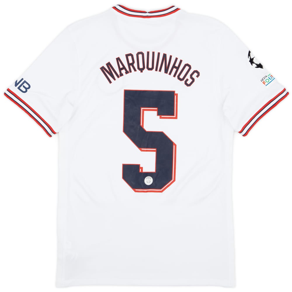 2021-22 Paris Saint-Germain Fourth Shirt Marquinhos #5 (S)