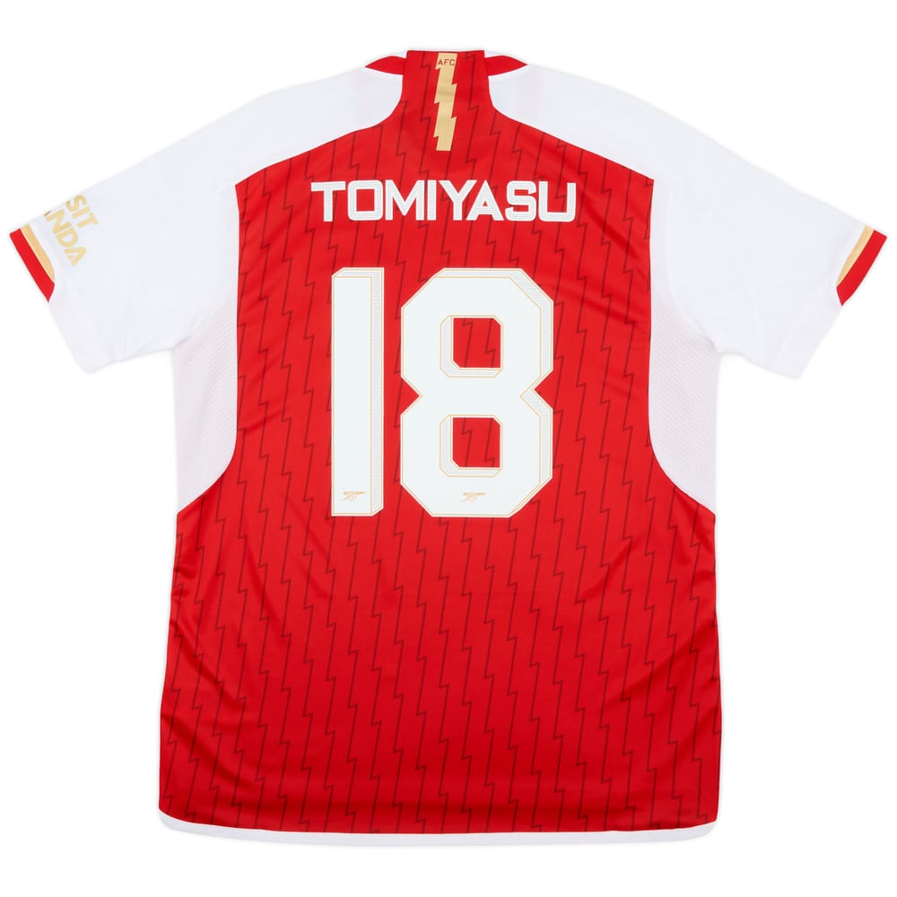 2023-24 Arsenal Home Shirt Tomiyasu #18