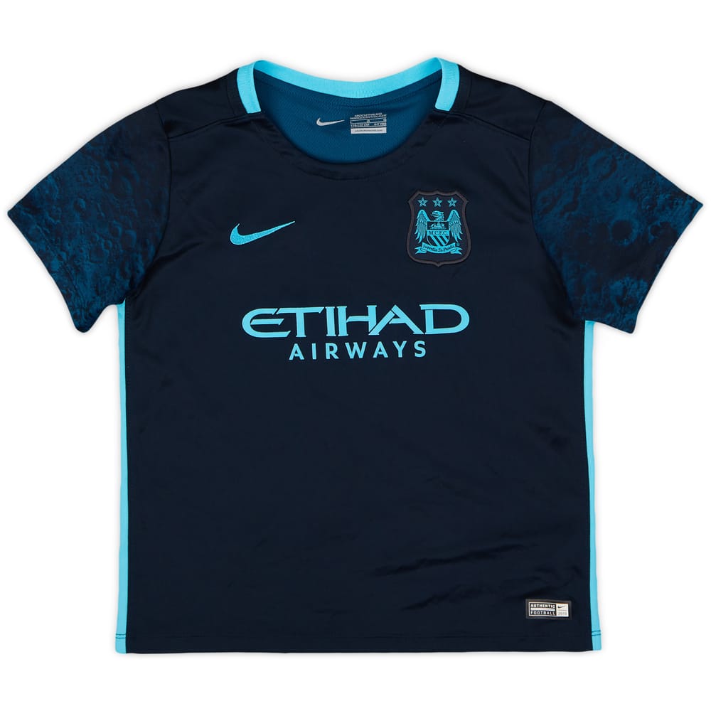 2015-16 Manchester City Away Shirt - 9/10 - (6-7 Years)