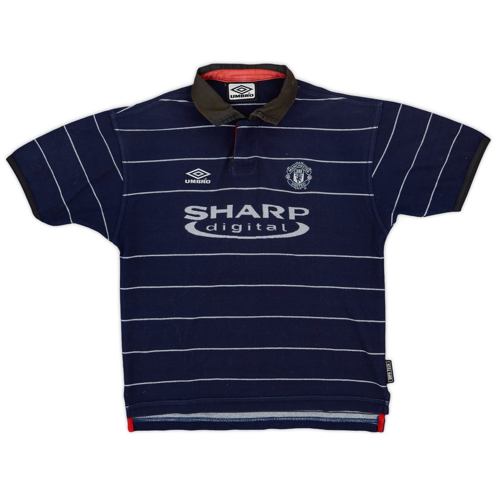 1999-00 Manchester United Away Shirt - 8/10 - (M.Boys)