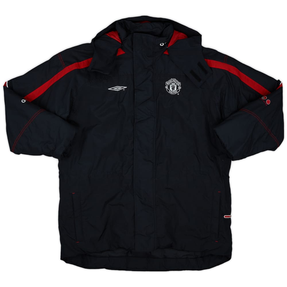 2000-01 Manchester United Umbro Padded Bench Coat - 8/10 - (S)