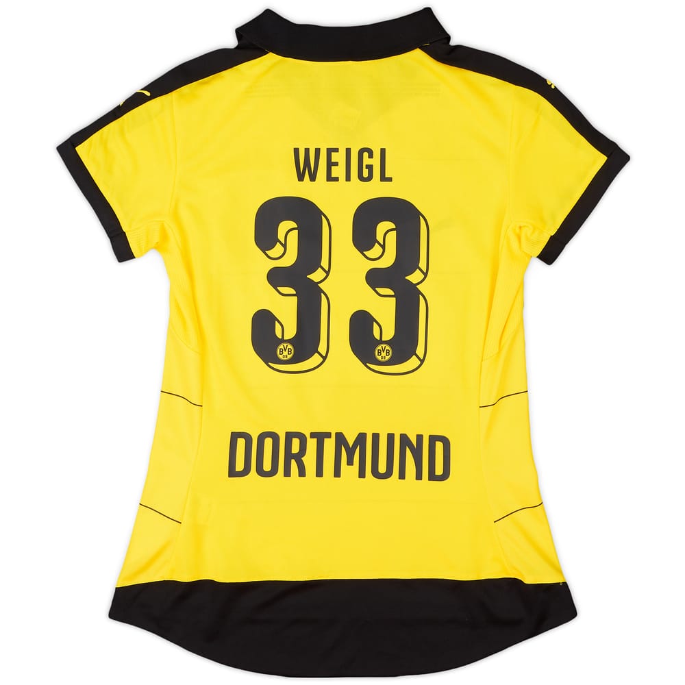 2015-16 Borussia Dortmund Home Shirt Weigl #33 (Women's S)