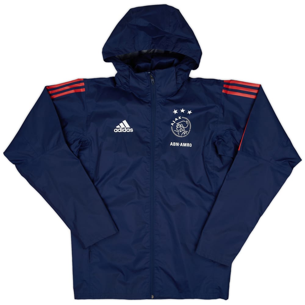 2017-18 Ajax adidas Hooded Rain Jacket - 8/10 - (M)