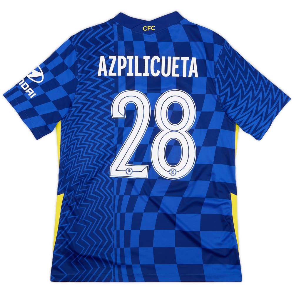 2021-22 Chelsea Home Shirt Azpilicueta #28 - 9/10 - (L)