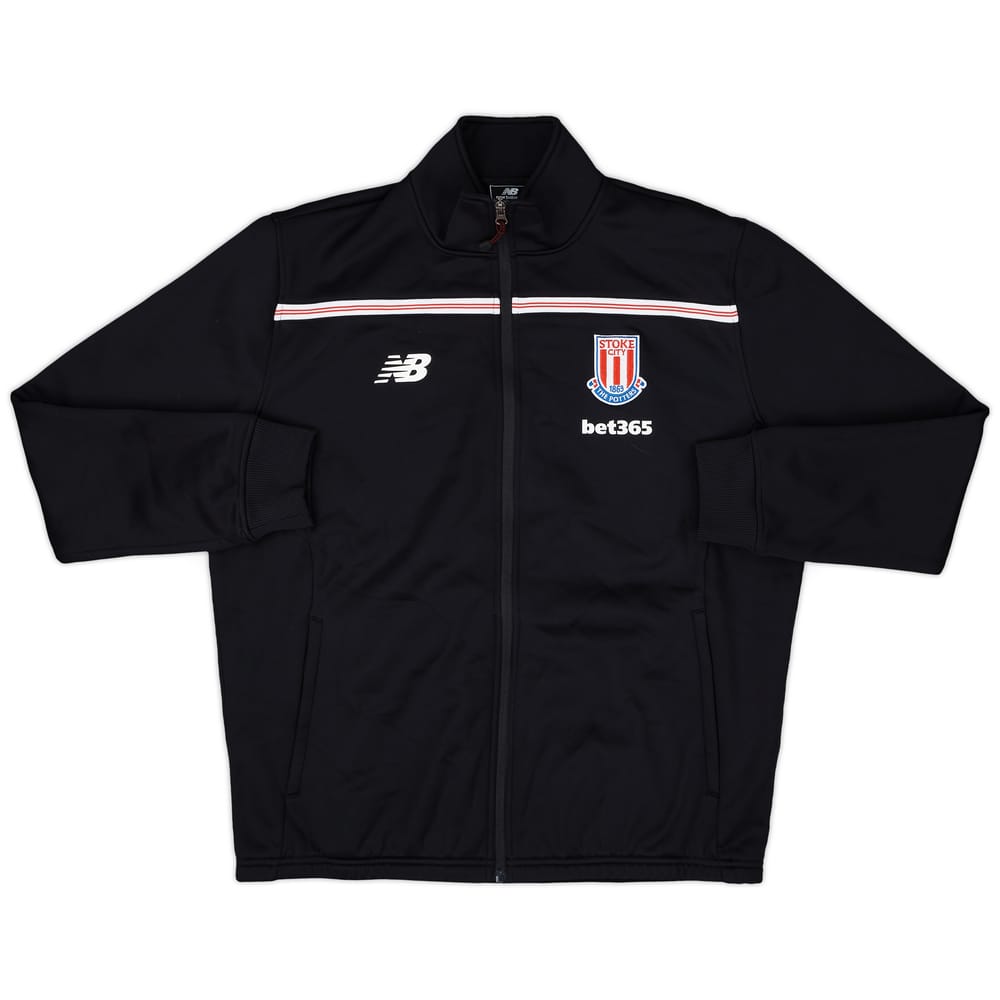 2015-16 Stoke City New Balance Track Jacket - 8/10 - (L)