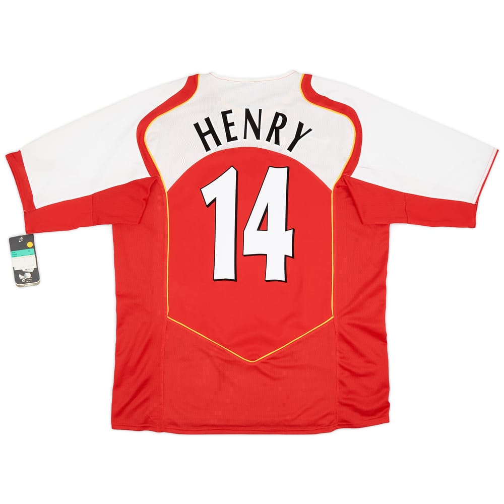 2004-05 Arsenal Home Shirt Henry #14 (XL)
