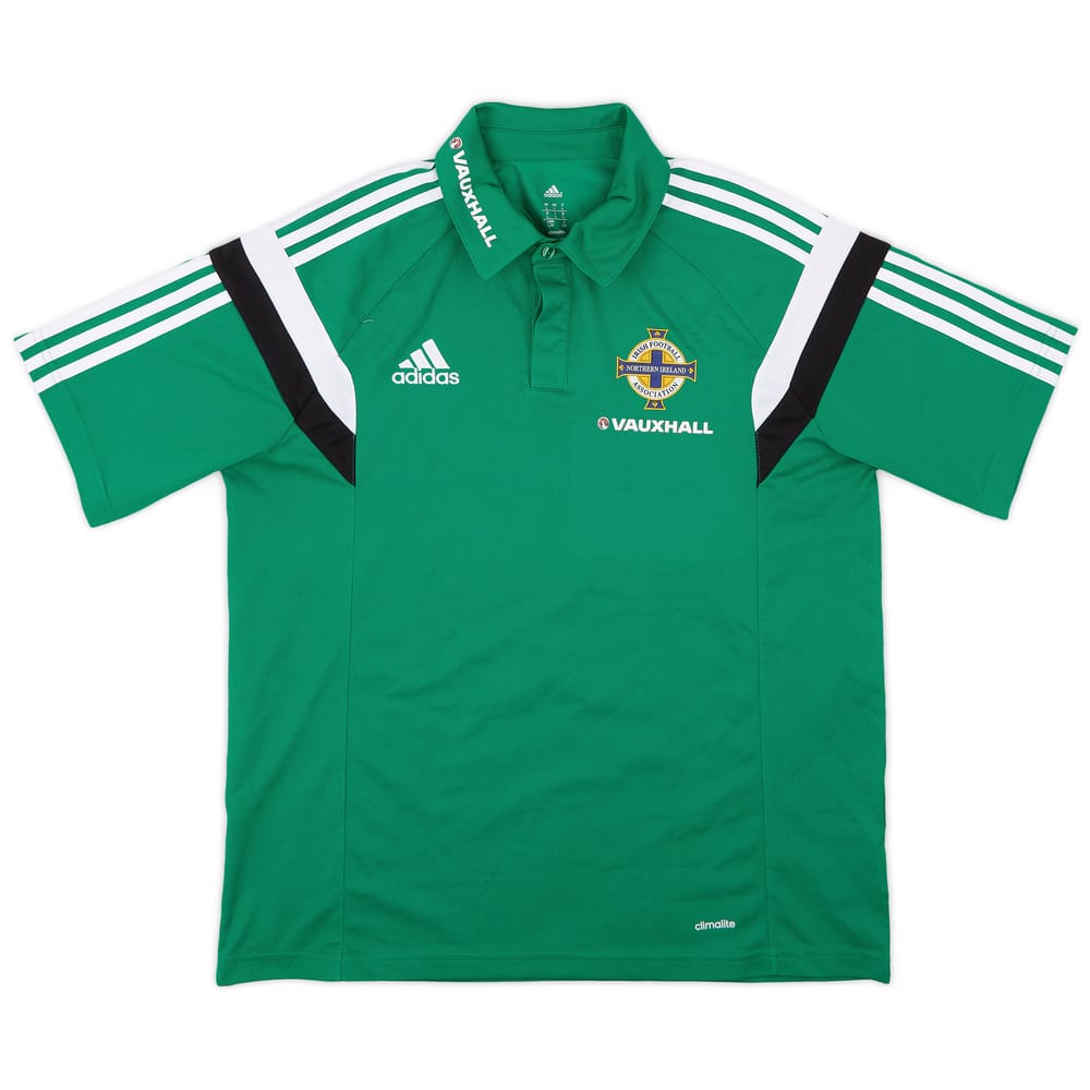 2013-14 Northern Ireland adidas Polo Shirt - 9/10 - (L)