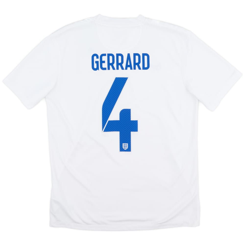 2014-15 England Home Shirt Gerrard #4 - 8/10 - (M)
