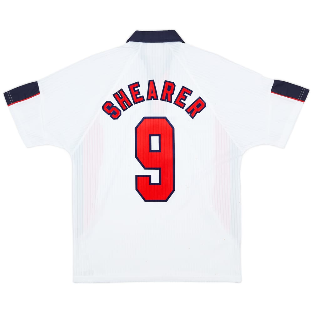 1997-99 England Home Shirt Shearer #9 - 7/10 - (L)