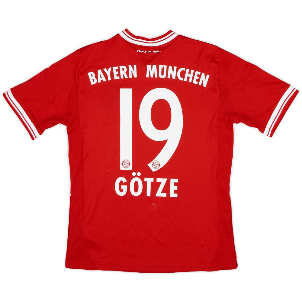 2013-14 Bayern Munich Home Shirt Gotze #19 - 6/10 - (L.Boys)