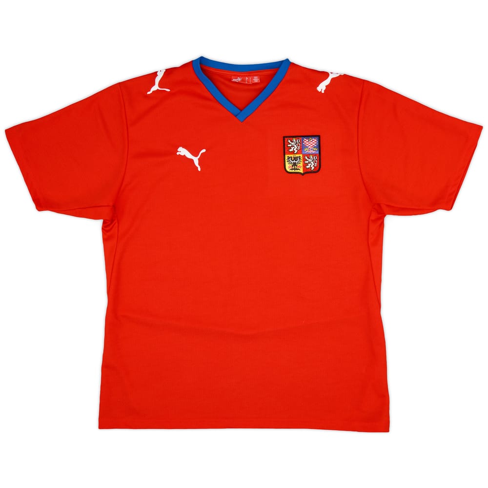 2008-09 Czech Republic Basic Home Shirt - 9/10 - (L)