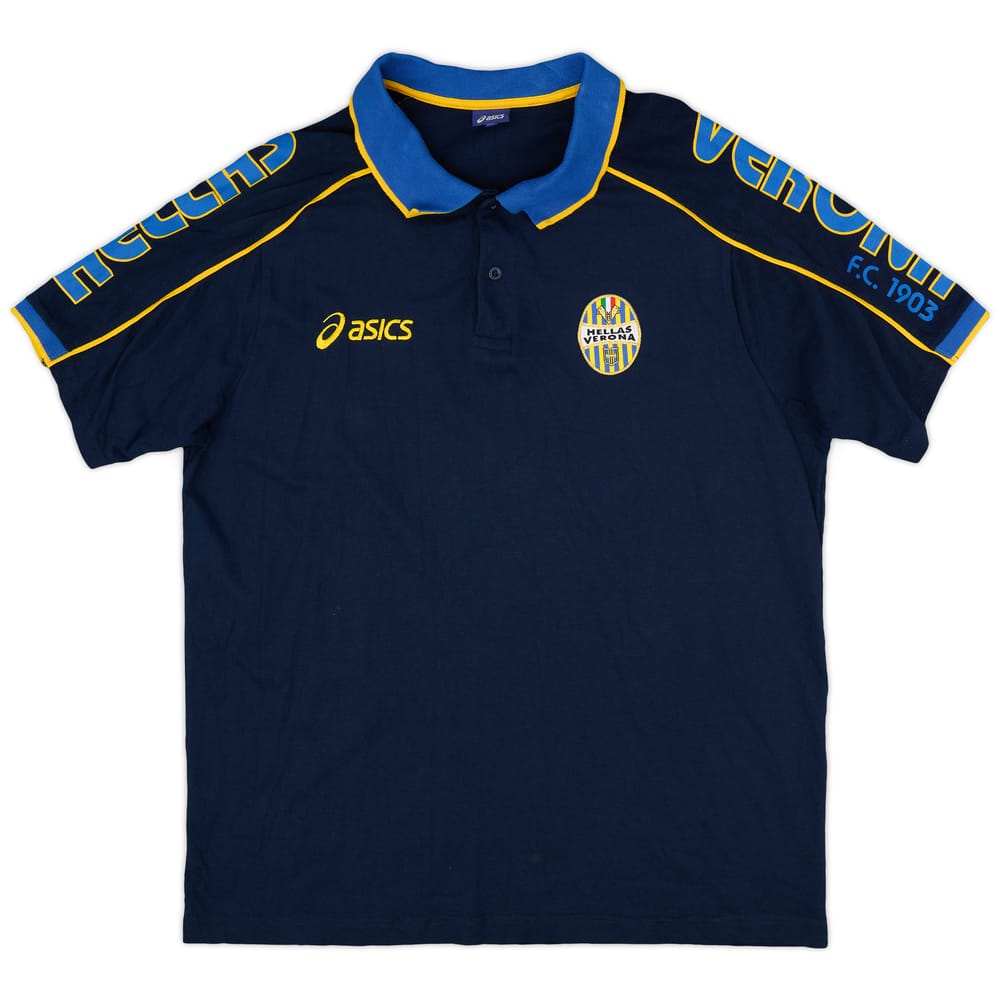 2010-11 Hellas Verona Asics Polo Shirt - 9/10 - (XXL)